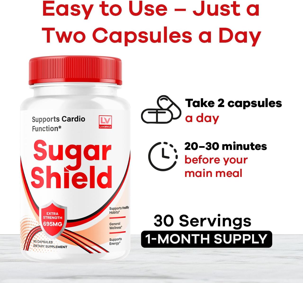 (3 Pack) Sugar Shield, Sugar Shield Blood Support, Sugar Shield Pills, Sugar Shield Capsules, Sugar Shield All Natural, SugarShield, Sugar Shield Advanced Formula, Sugar Shield Reviews, 90 Capsules