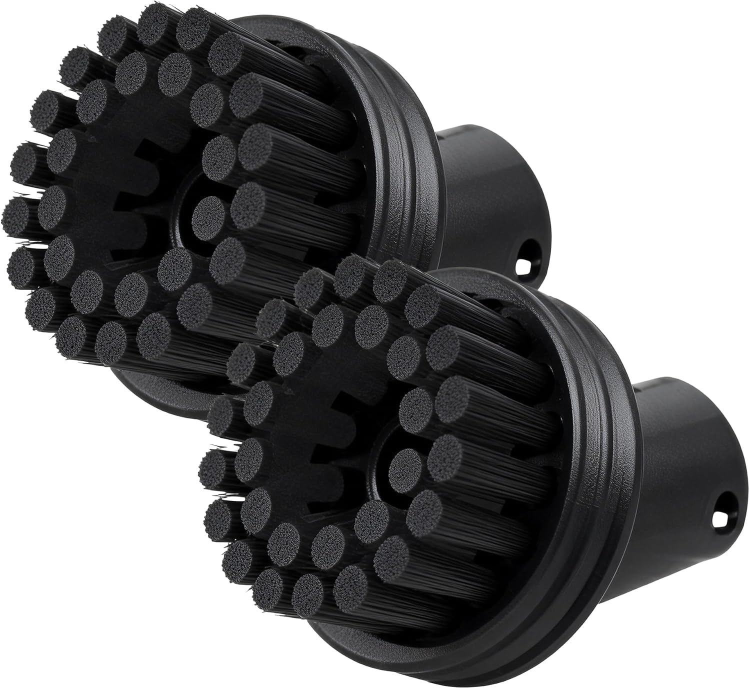 2Pcs Large Nylon Brushes for Steam Cleaner Replacement, Accessories for Handheld Floor Steamer, Compatible ST008 Steamer for Home Cleaning