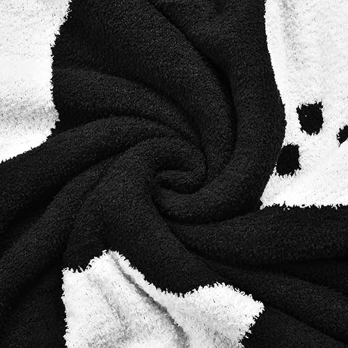 Miniatura 5 de Manta de fantasma rosa de Halloween 2023, manta reversible para niñas, mujeres y niños, súper suave, manta rosa con lindo fantasma para todas las