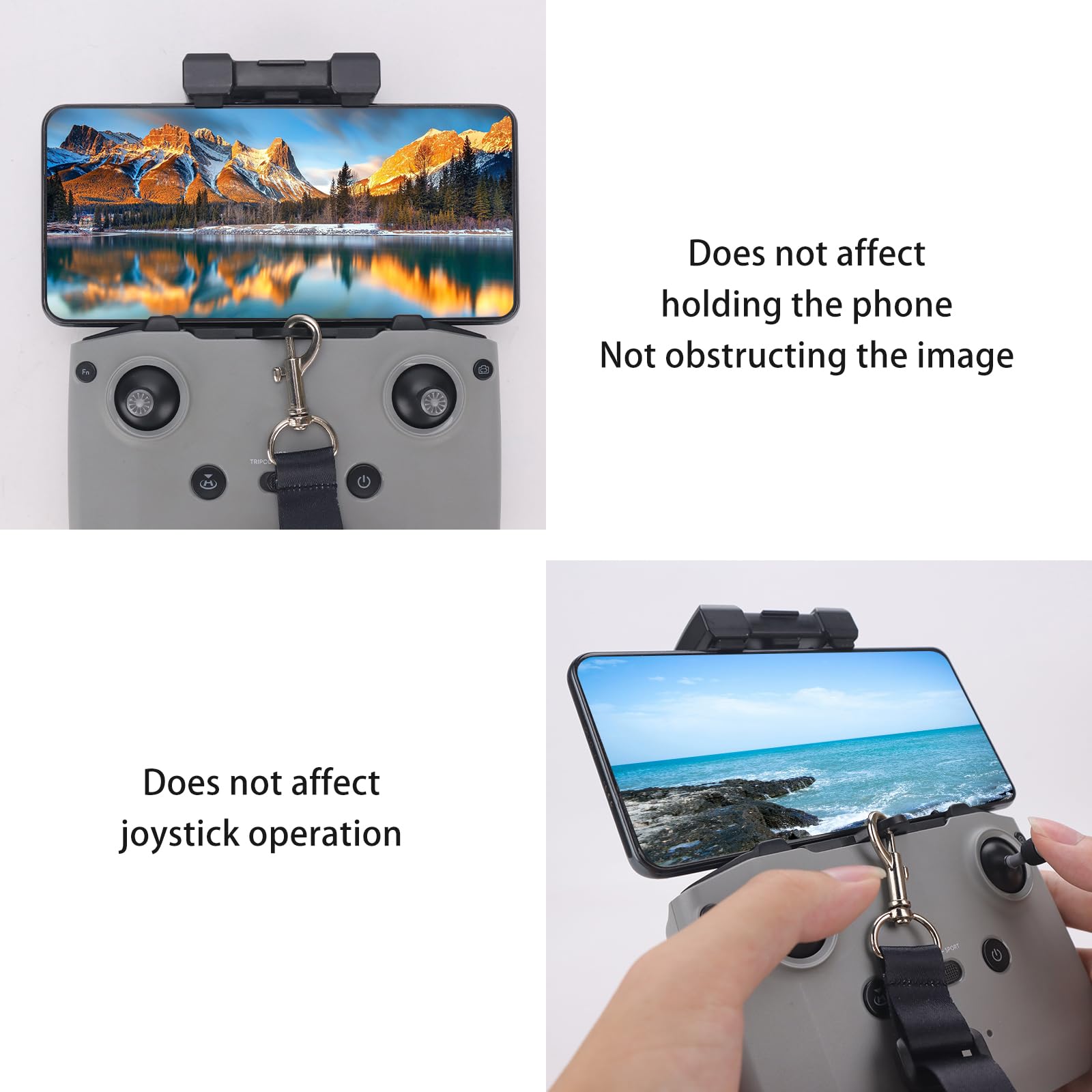 Cordino da collo per DJI AIR3S/MINI 4PRO / RC N3 N2 Balance Lanyard Facile Trasporto Accessori Cordino Cordino Collo