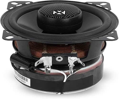 Miniatura 5 de NVX VSP4 Altavoces Premium para Automóvil de 4 pulgadas, 450 W máximo, 150 W RMS, coaxial de 2 vías con tweeters de cúpula de seda de 1 pulgada y