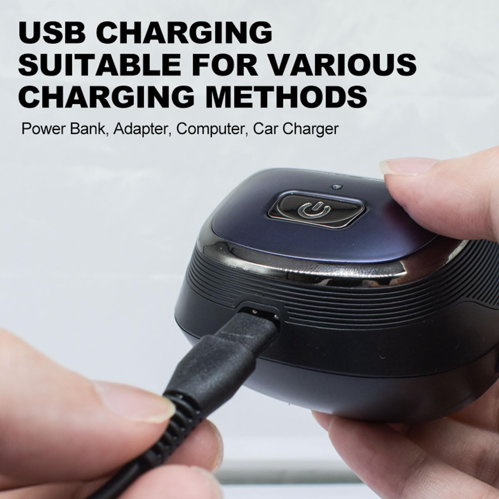 Akumulatorowa maszynka do strzyżenia włosów, elektryczna golarka do włosów, bezprzewodowa maszynka do włosów, głowica ostrza 70 mm, głośność robocza <55 dB, wodoodporność Ipx5, ładowanie USB