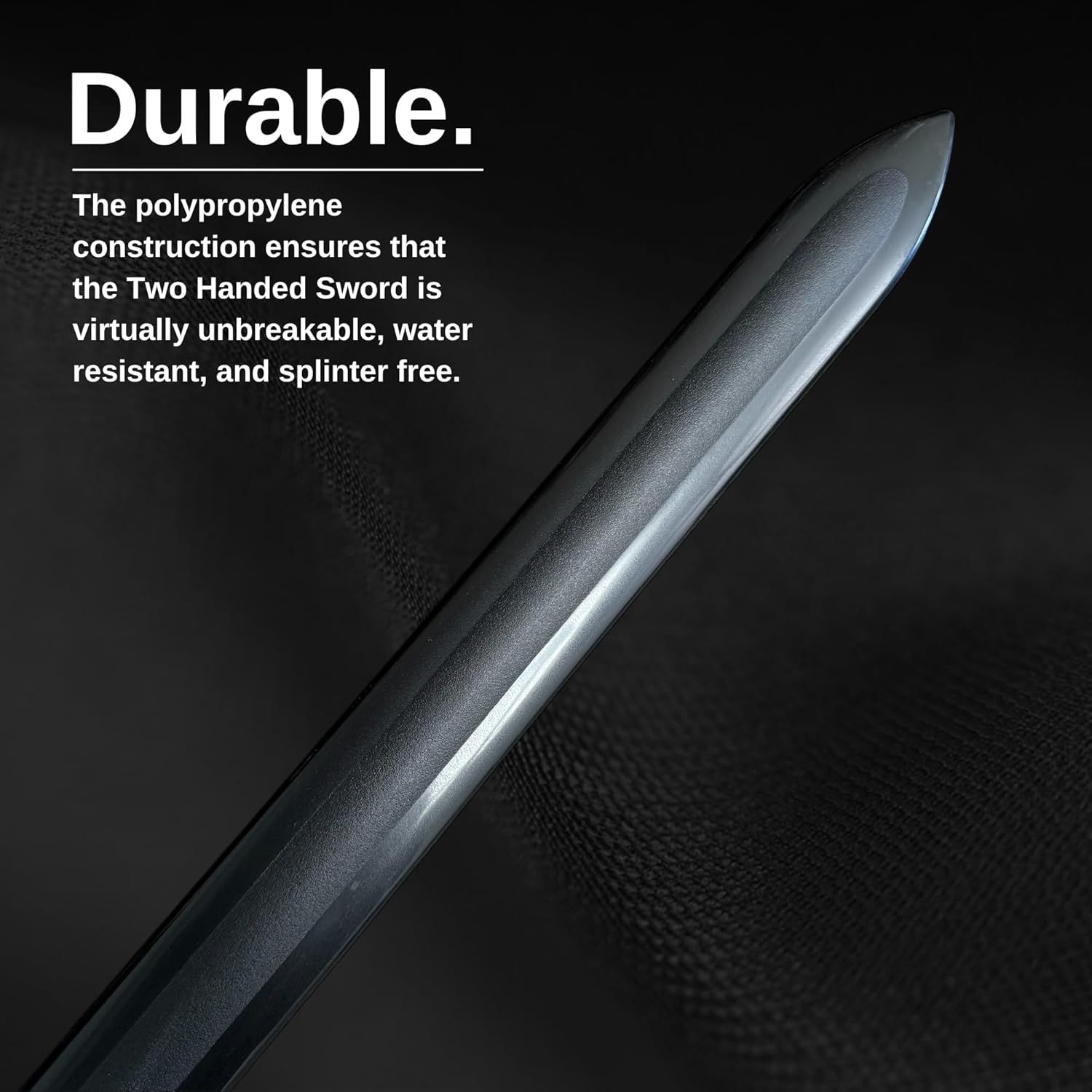 E-BOGU Polypropylene Two Hand Western Black Sword (40") - Image 6