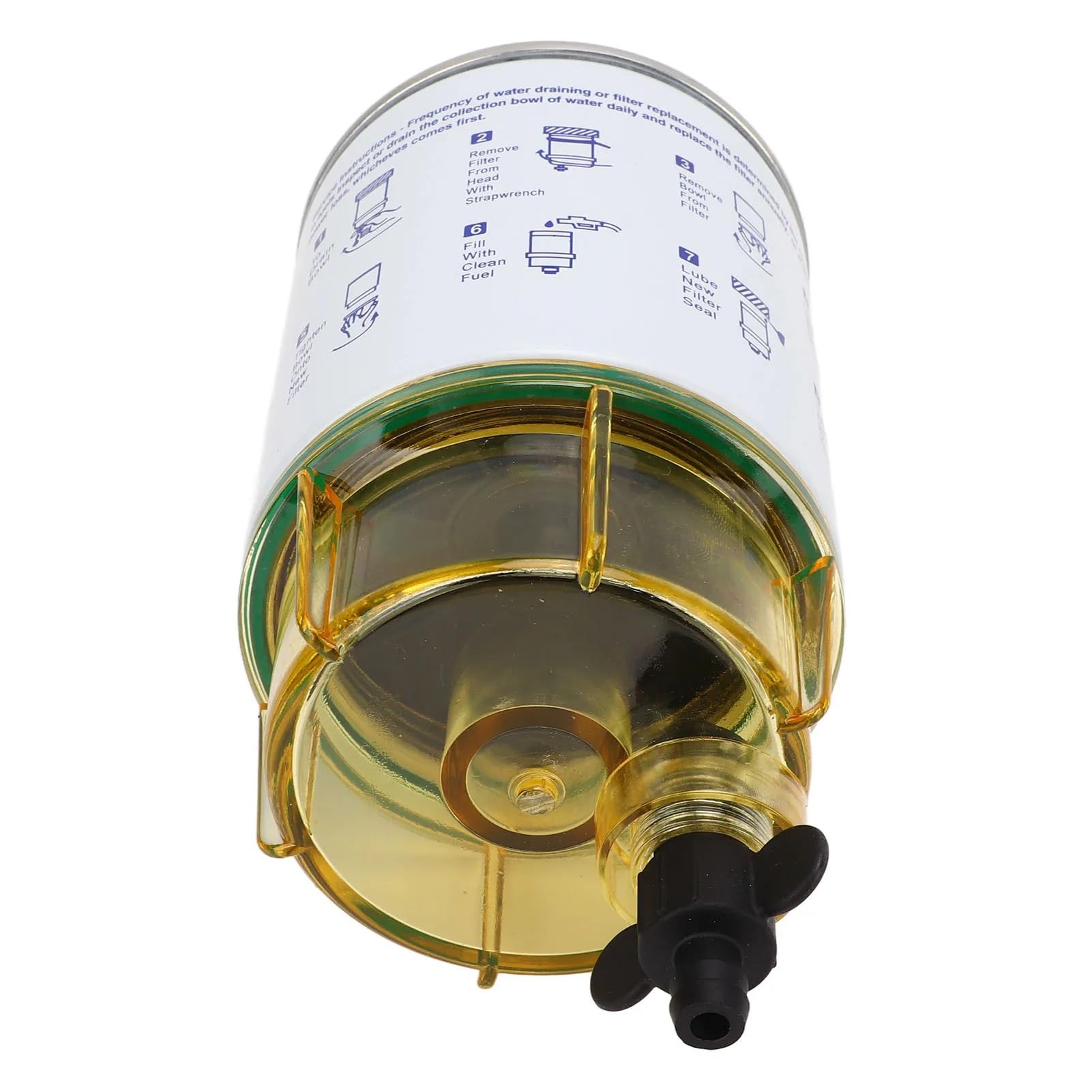 Filtro De Combustible Diésel para Coche, Separador De Agua S3213, Compatible con Motores Marinos Mercury Quicksilver Omc, Kit De Filtro De Combustible De 10 Micras.