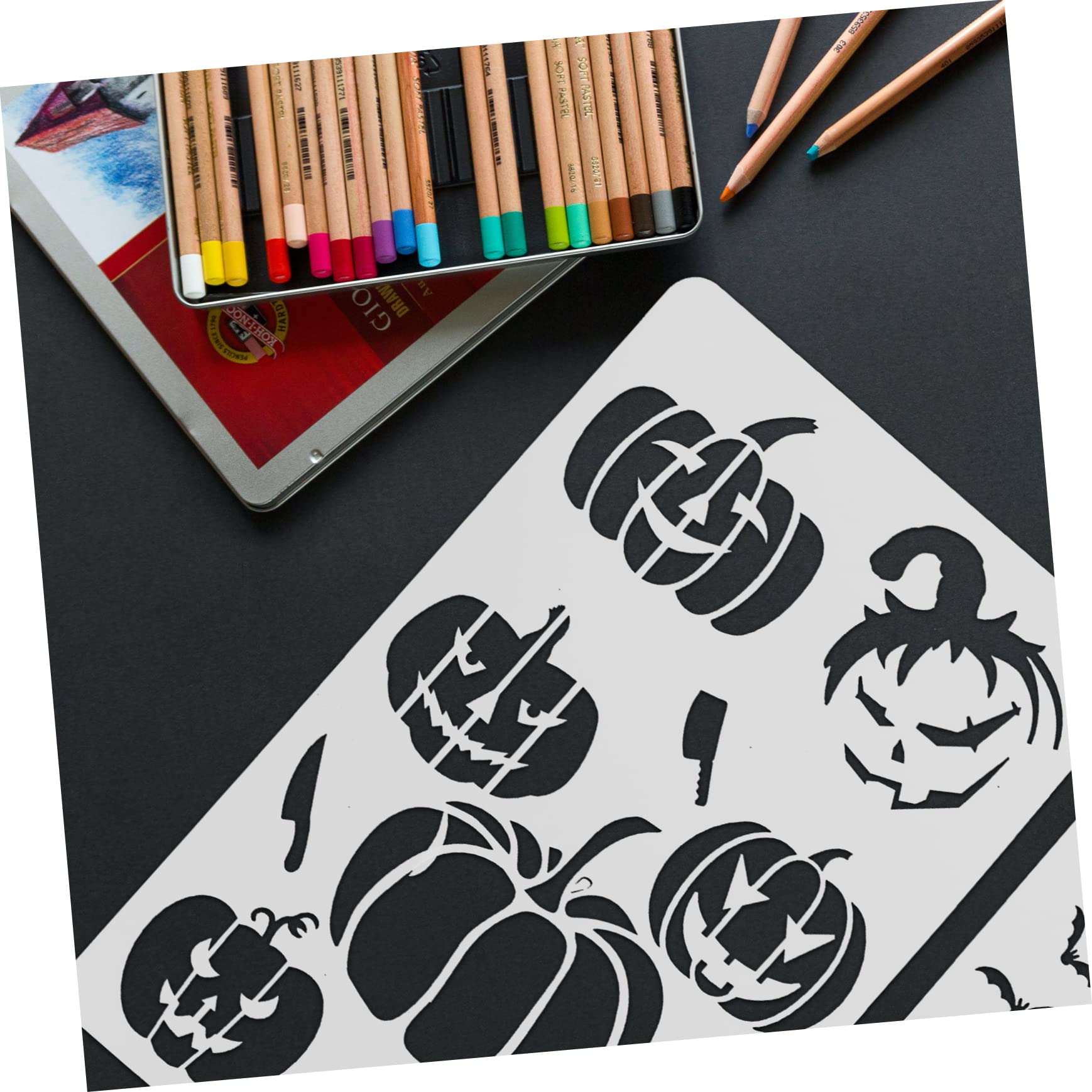 72pezzi Stencil Per Dipingere Halloween Creativi Facile Usare Per Decorazioni Scrapbooking e Artistici Per e Adulti