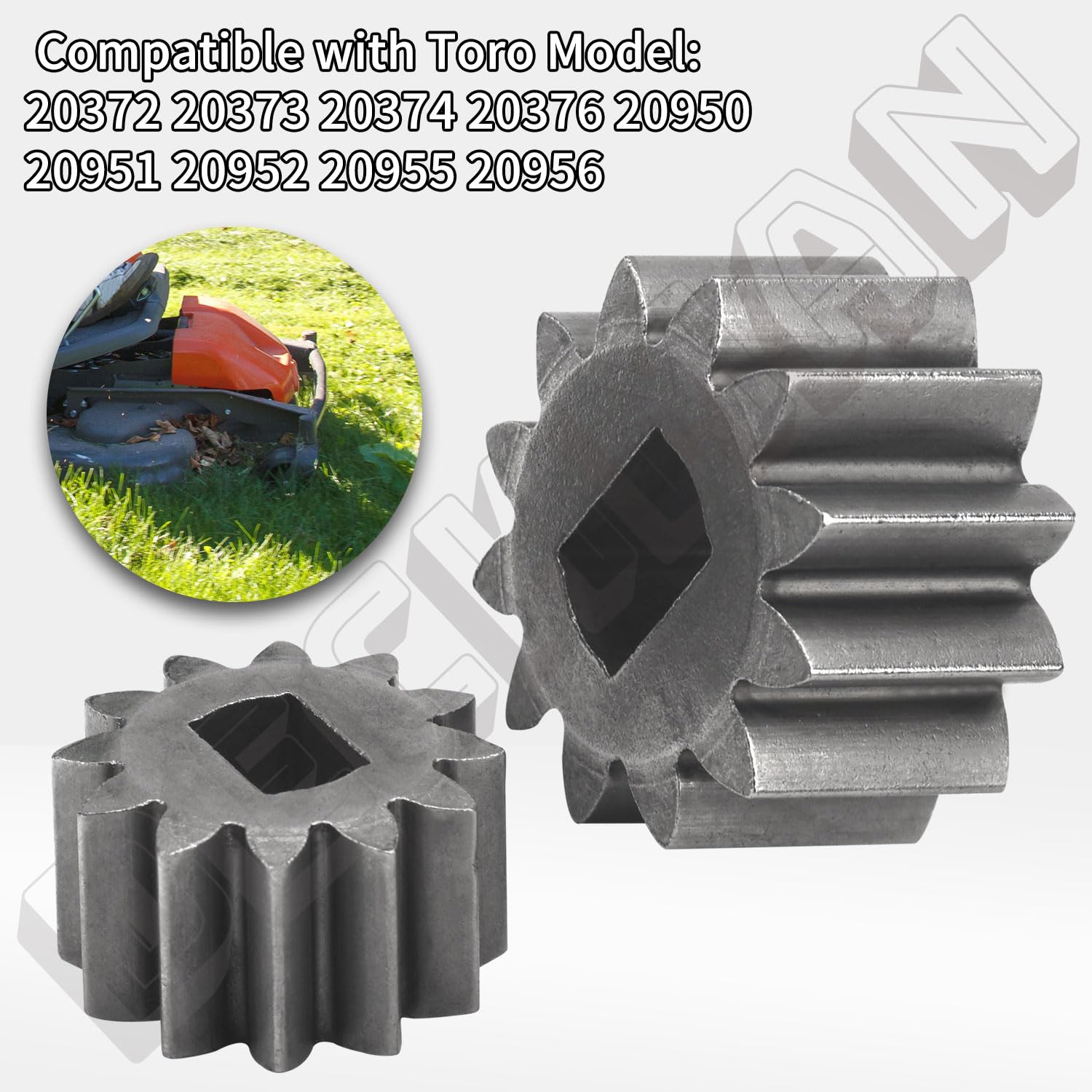 115-4668 Pinion Gears - by Deckpro, Compatible with Toro 12 Tooth Drive Gear (2) - Image 2