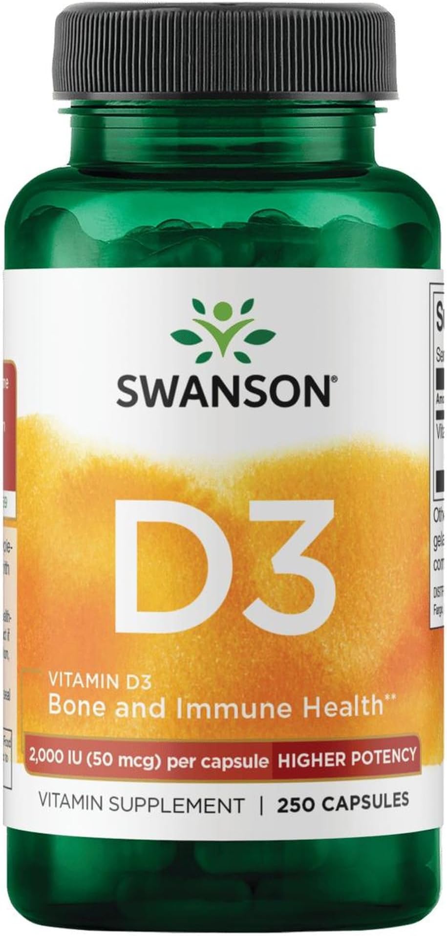 SWANSON VITAMIN D3 2000IU 250CAPS