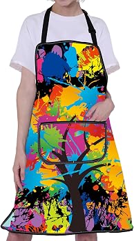 Grembiule Di Ceramica Uomo Opera Con Tasche Da Artista Dipingere