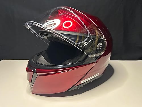 Miniatura 3 de The Helmet Shop HJ-33 Shield Visor de repuesto para cascos de motocicleta i90 (inserto antivaho DKS267)