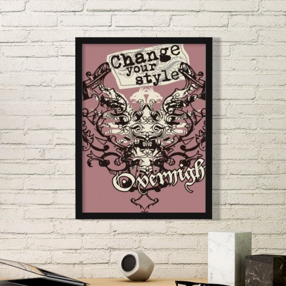 Cadre photo oiseau pour changer de style de décoration facilement