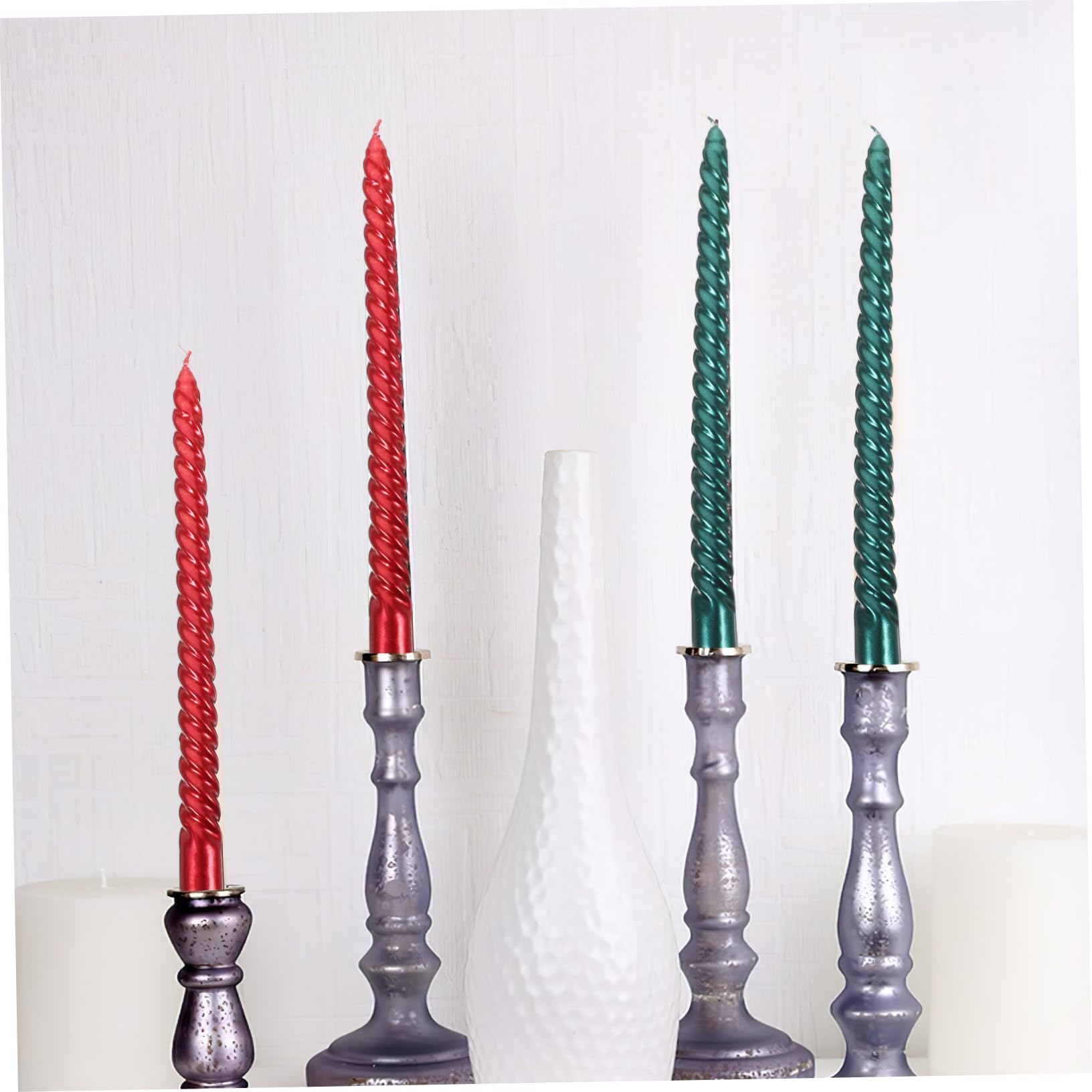 12pezzi Candela Lunga Elegante Da Decorazionper Feste Design Classico Per Matrimonio e Atmosfere Festive