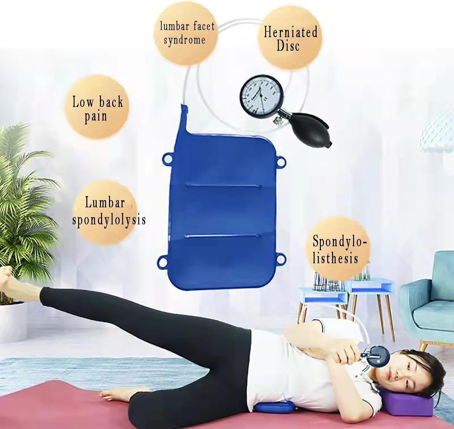 Strumento di allenamento per la forza del core, stabilizzatore di biofeedback a pressione per postura, attivazione muscolare, protezione delle articolazioni, migliora la forza e la stabilità del