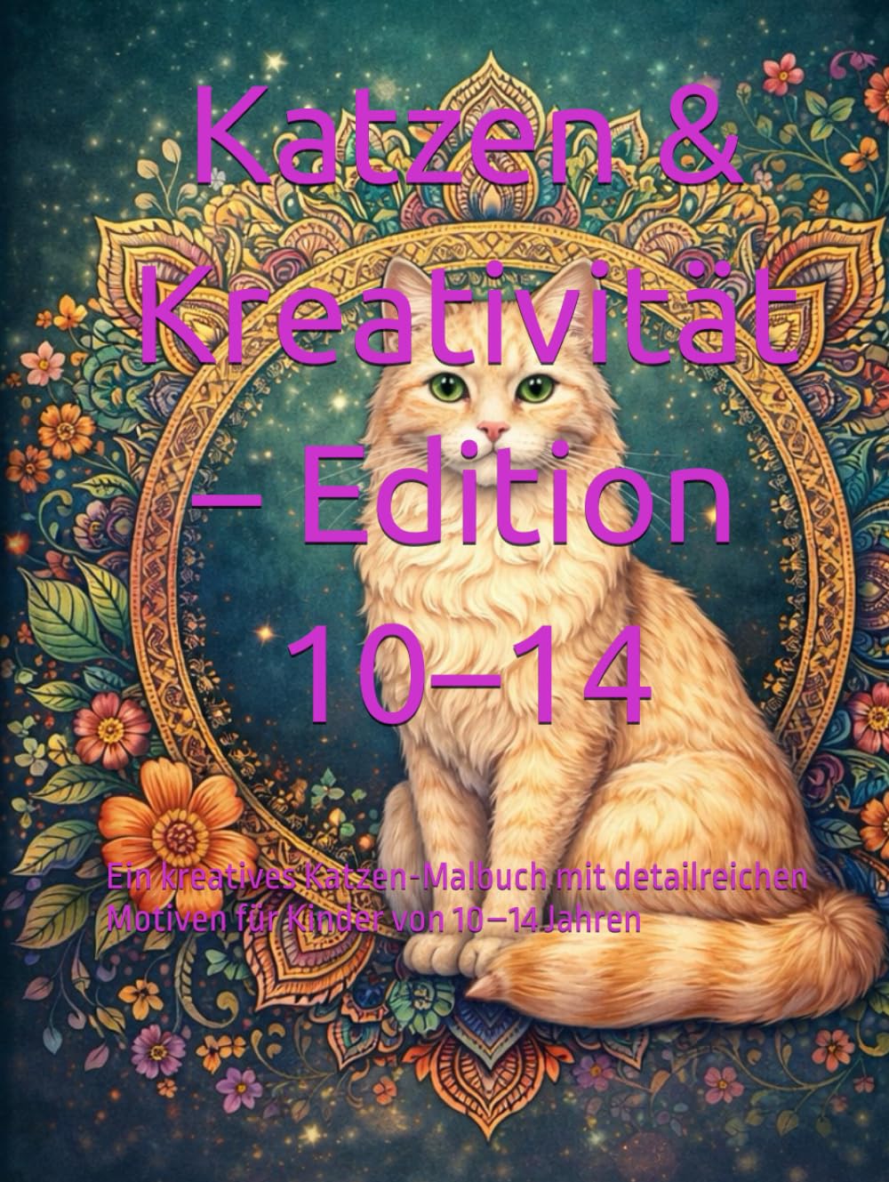 Katzen & Kreativität – Edition 10–14: Ein kreatives Katzen-Malbuch mit detailreichen Motiven für Kinder von 10–14 Jahren