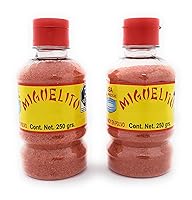 Vista 1 de Miguelito Chamoy Chilito Polvo Mexicano Candy Chili Powder 2 Botellas 8.82 oz Ea