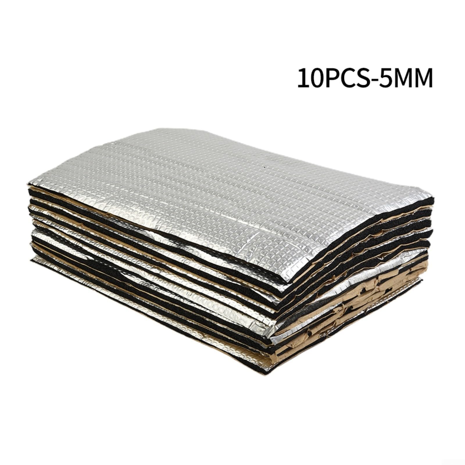 20 Sheets Isolante Insonorizzante Per Auto, Fonoassorbente Da Auto, Isolamento Acustico E Smorzamento, A Prova Di Rumore, 5 Mm Di Spessore(20 fogli)