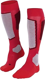 mujer SK2 Wool calcetines de esquí amortiguación media espinillera anti ampollas cálida transpirable secado rápido regulación del clima antiolores lana hilo funcional 1 par