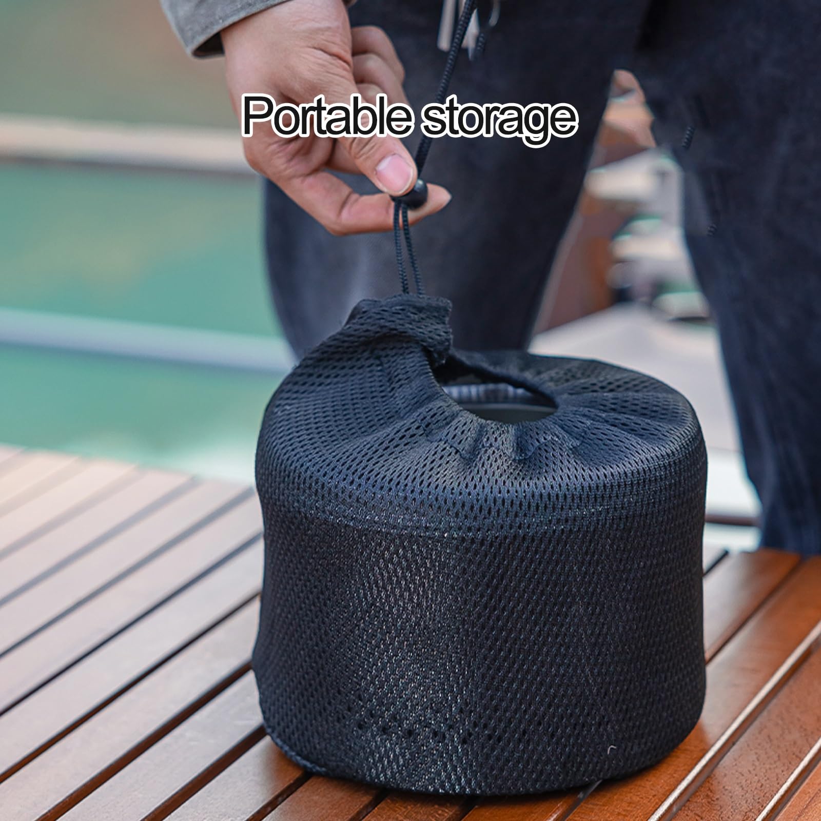 Campingkocher, Brennholzofen mit Aufbewahrungstasche, Tragbarer Holzofen aus Edelstahl, Mobiler Outdoor Ofen für Camping, Angeln, Kochen(21cm/8in)