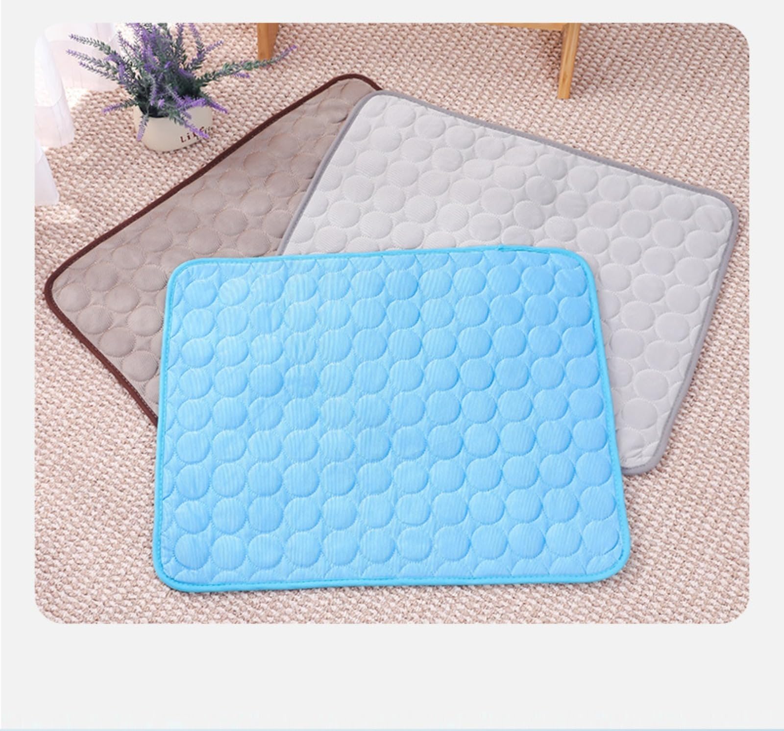 Générique Kühlmatte für Hunde, Pet Cooling Mat, wasserdicht und leicht zu reinigen, geeignet für kleine und große Haustiere, Frischematte für Katzen