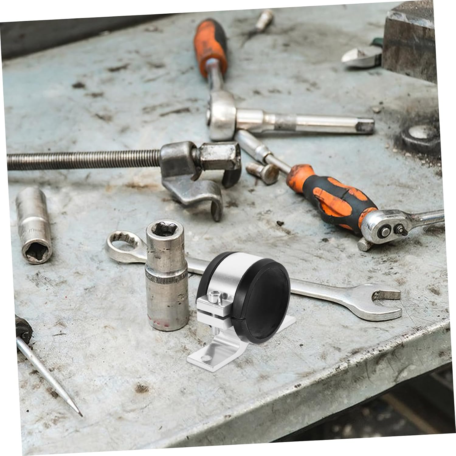 Quick Install Pump Bracket 50mm Metal Clamp for Racing Cars