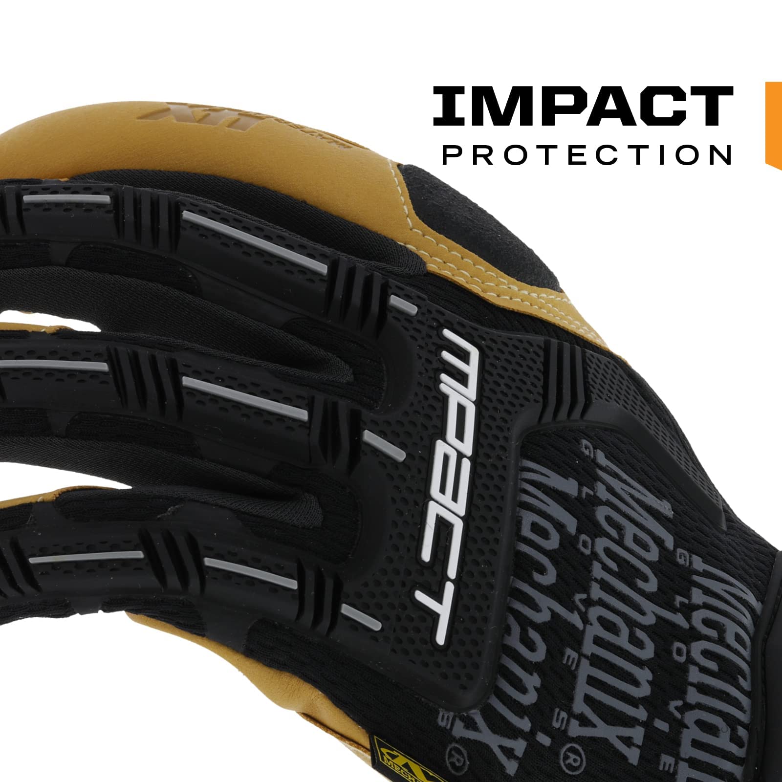 Mechanix Wear - Material4X M-Pact Guanti, Nero, Large