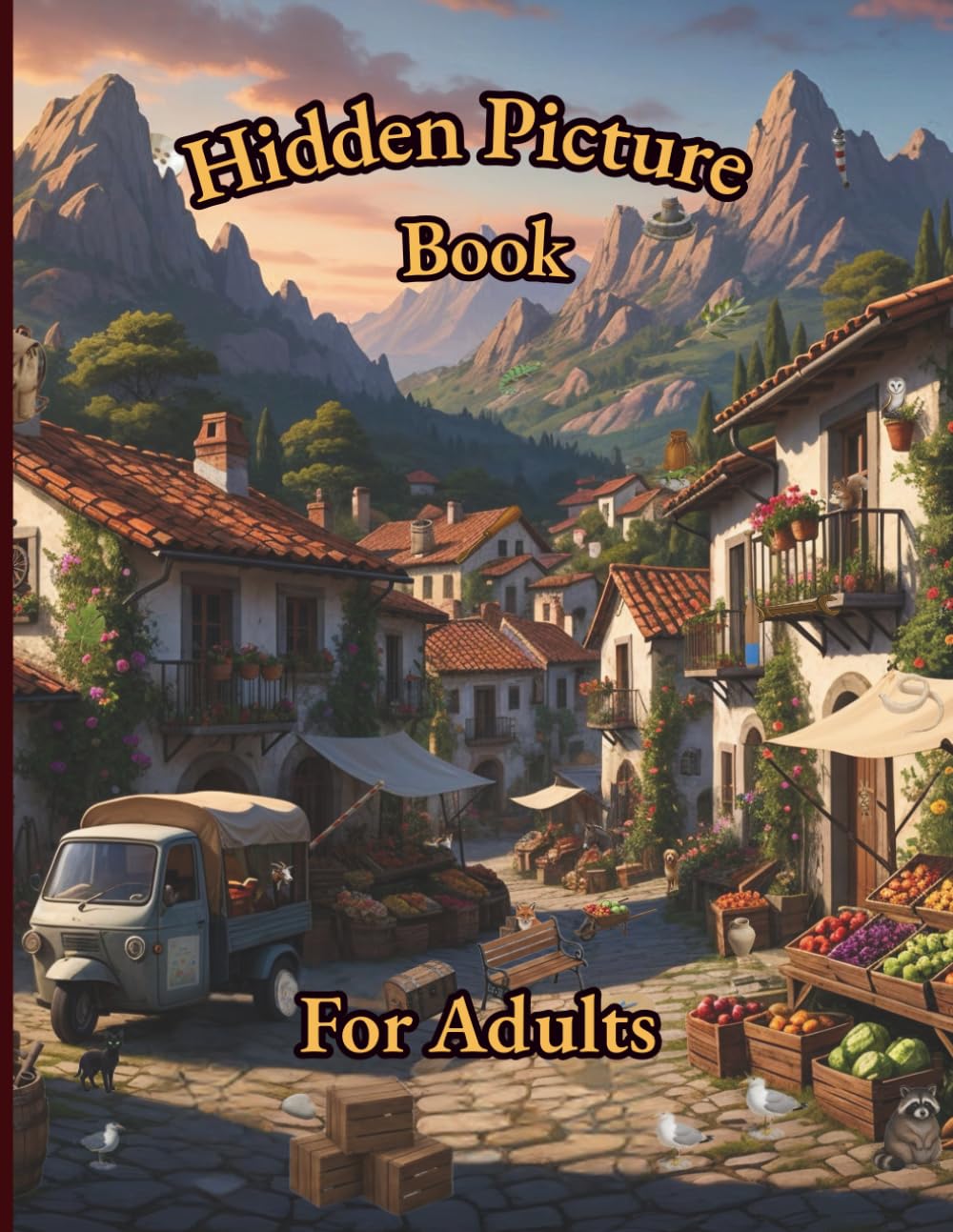 Hidden Picture Book for Adults: A Playful Visual Challenge Packed with Dozens of Surprising Objects for Seniors and Mindfulness Seekers