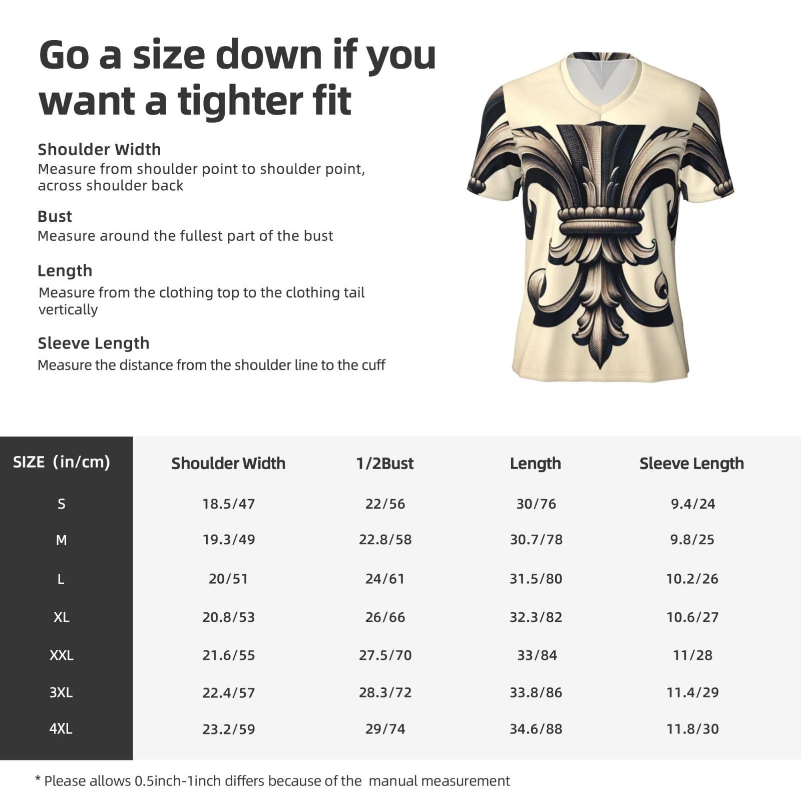 Stylish Athletic Sports Jersey Royal-Fleur-De-Lis-Black Men's Rugby Jersey Large