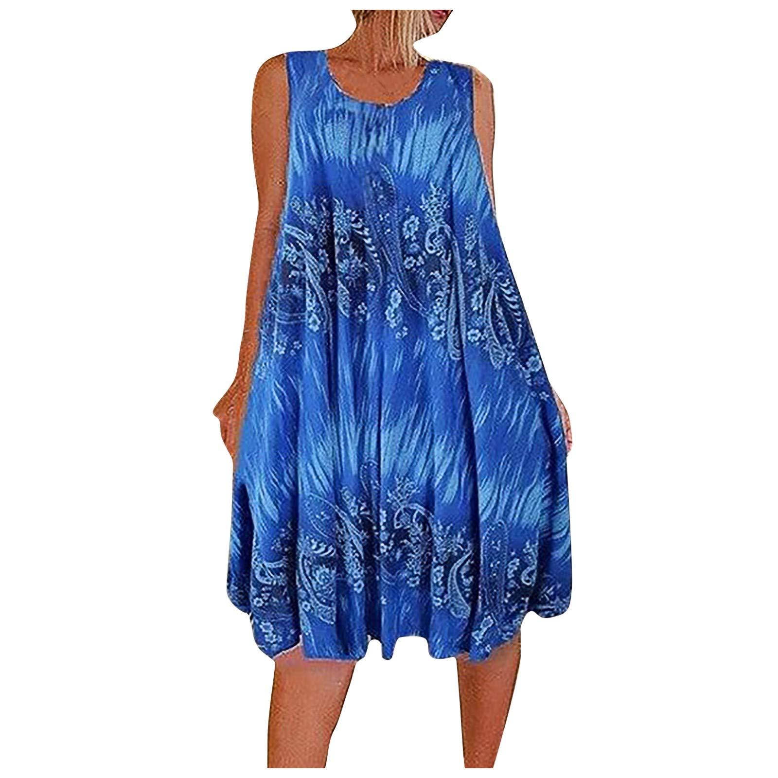 Surttan Vestido Verano Mujer 2023 Vestido Mujer Corto Elegante Comunion Barato Ofertas Vestidos Casual Verano 2023 Vestido de Verano Talla Grande Mujer Baratos Tiras para Vestido Vestidos Cómodos Casa