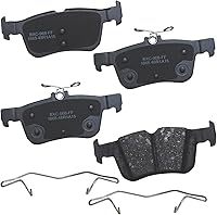 Vista 72 de Pastillas de freno traseras cerámicas Bendix Premium SBC1337 para Cadillac CTS 2014-2008, SRX 2016-2010, Chevrolet Camaro 2015-2010, Saab 9-4X 2011