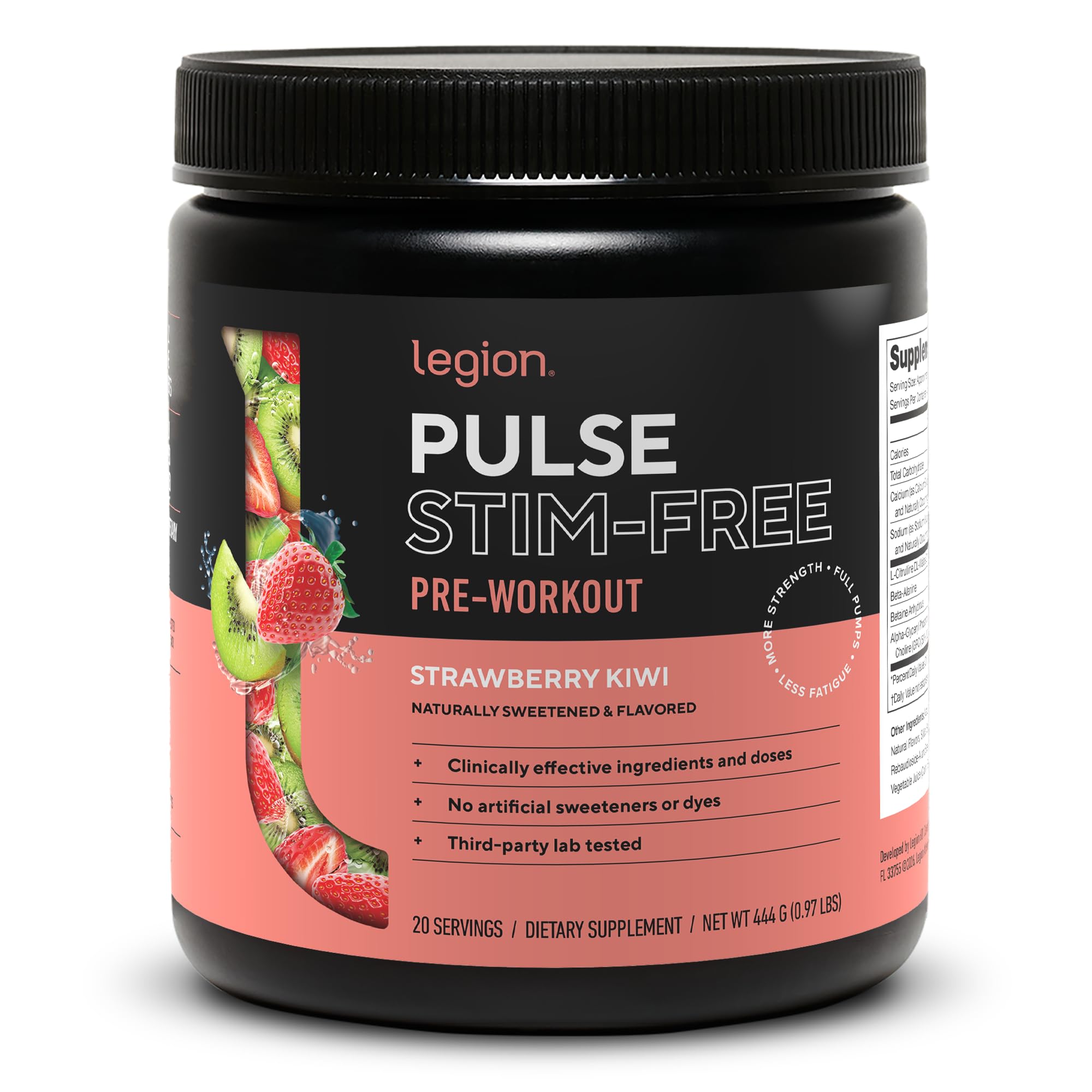 Legion Pulse Caffeine Free Pre Workout