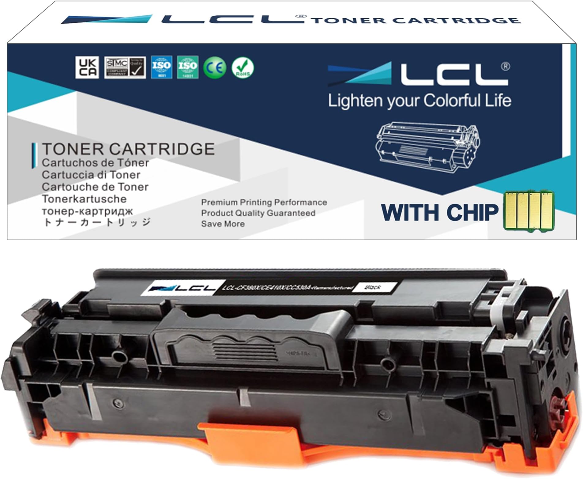 Remanufactured 305X 305A CE410X CE410A 304A CC530A 4000pages (1-pack 1Black) Toner Replacement for HP Laserjet Enterprise 300 color M351 300 color M375nw 400 color M451nw M451dn M451dw
