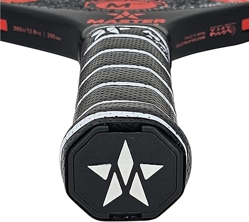 Miniatura 6 de Master Athletics MPro - Pala de tenis con plataforma ovalada (negrorojo)