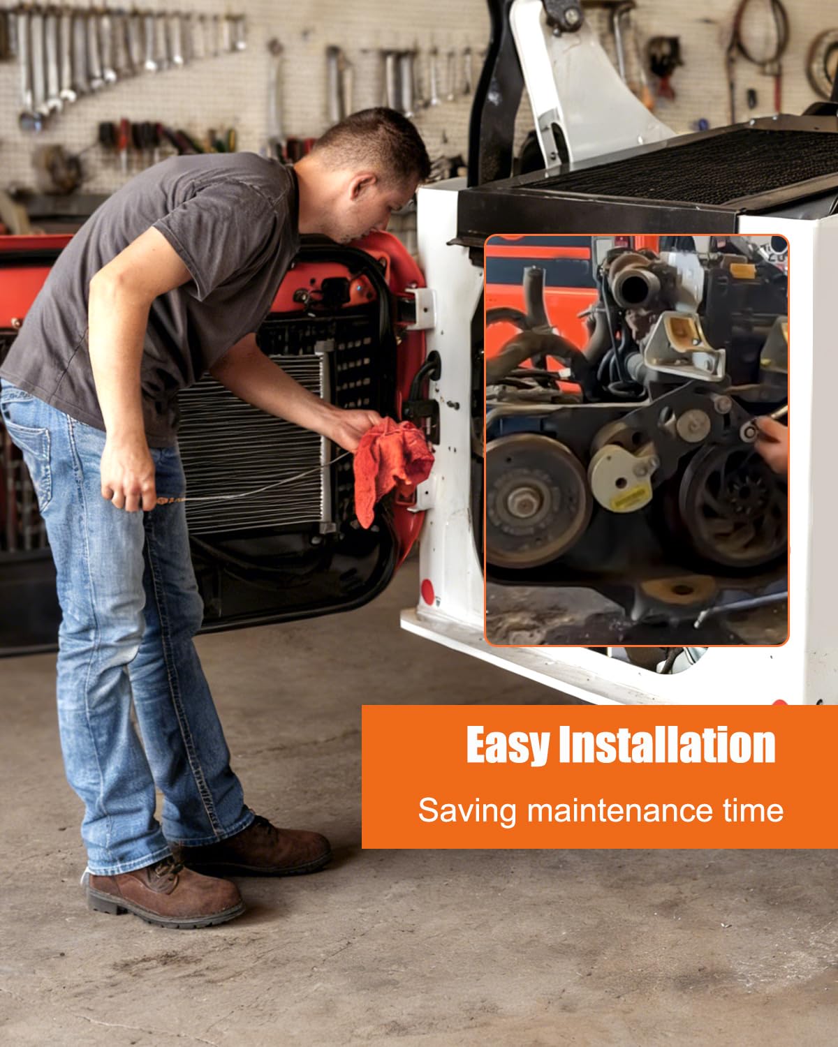 6515271 Drive Belt Fit for Bobcat Skid Steer Loaders 444M 500 600 610, V-Belt