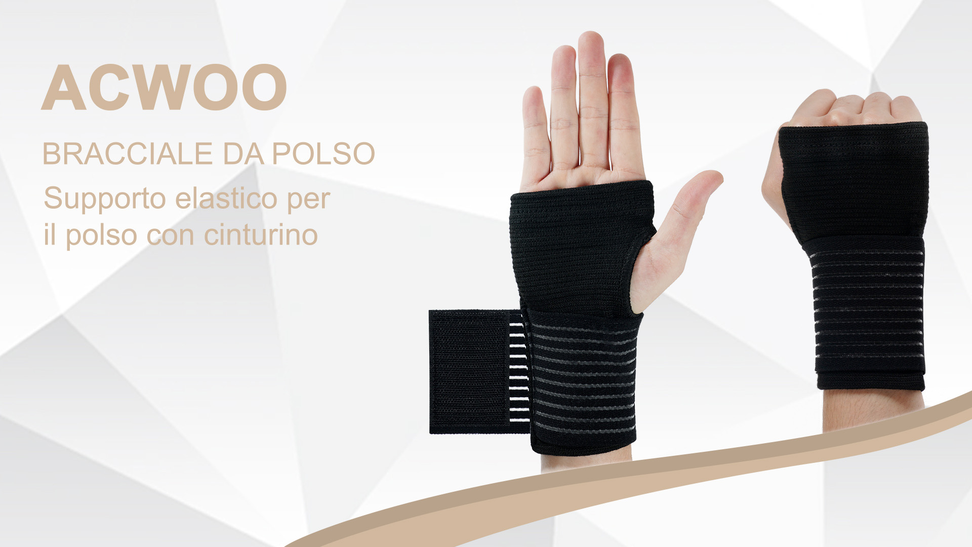Freak Scene Polsino Tergisudore Stern | Fascia Elasticizzata Da Polso Unisex | Rosso-Nero
