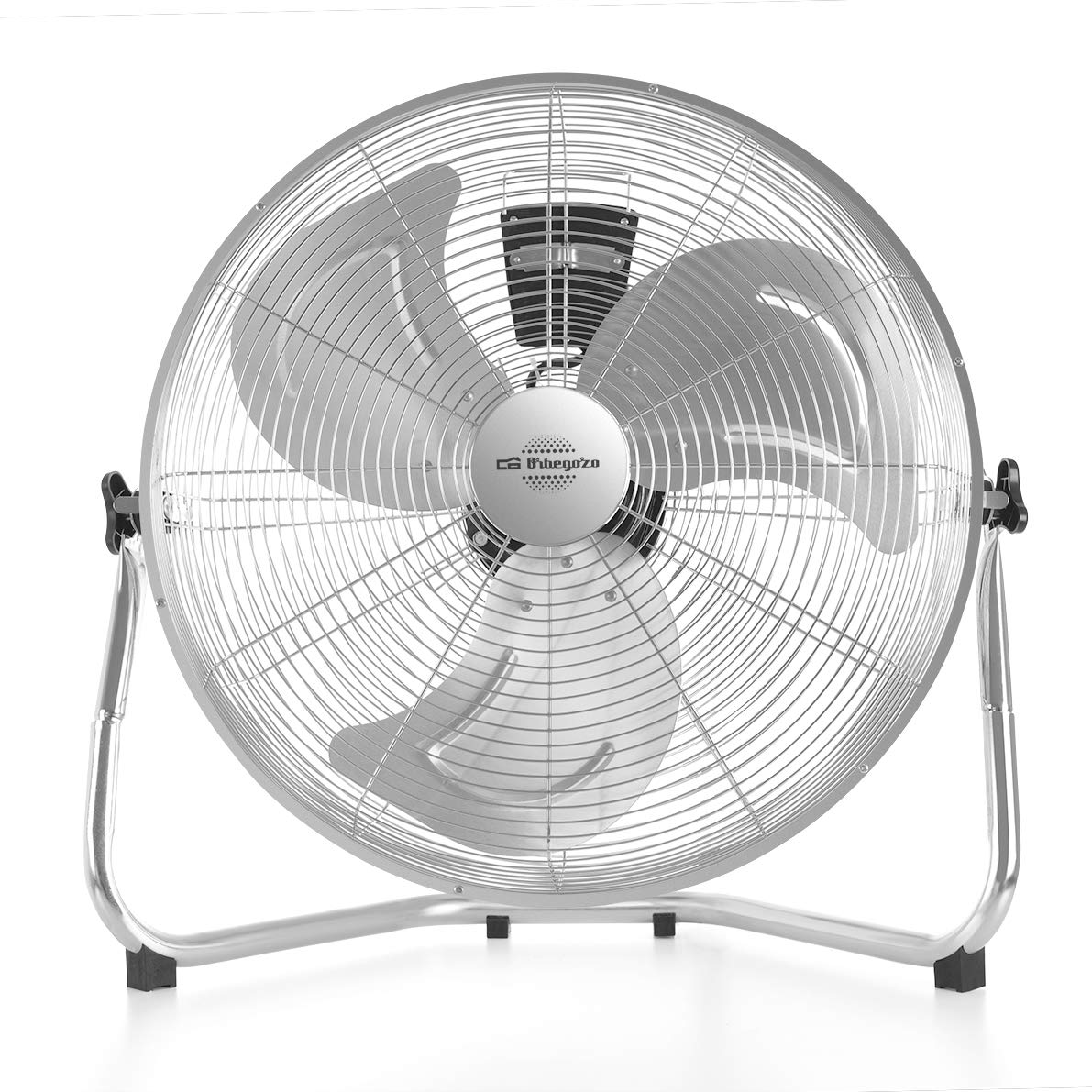 Orbegozo PW 0851 - Ventilador industrial Power Fan, aspas metálicas de 50 cm de diámetro, 3 velocidades, asa de transporte, rejilla de seguridad, 155 W