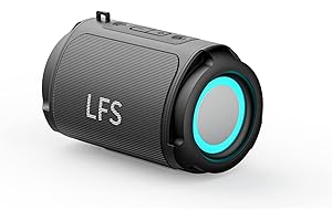 Portable Bluetooth Speaker: Wireless, Waterproof, RGB Lights for Adventure and Fun