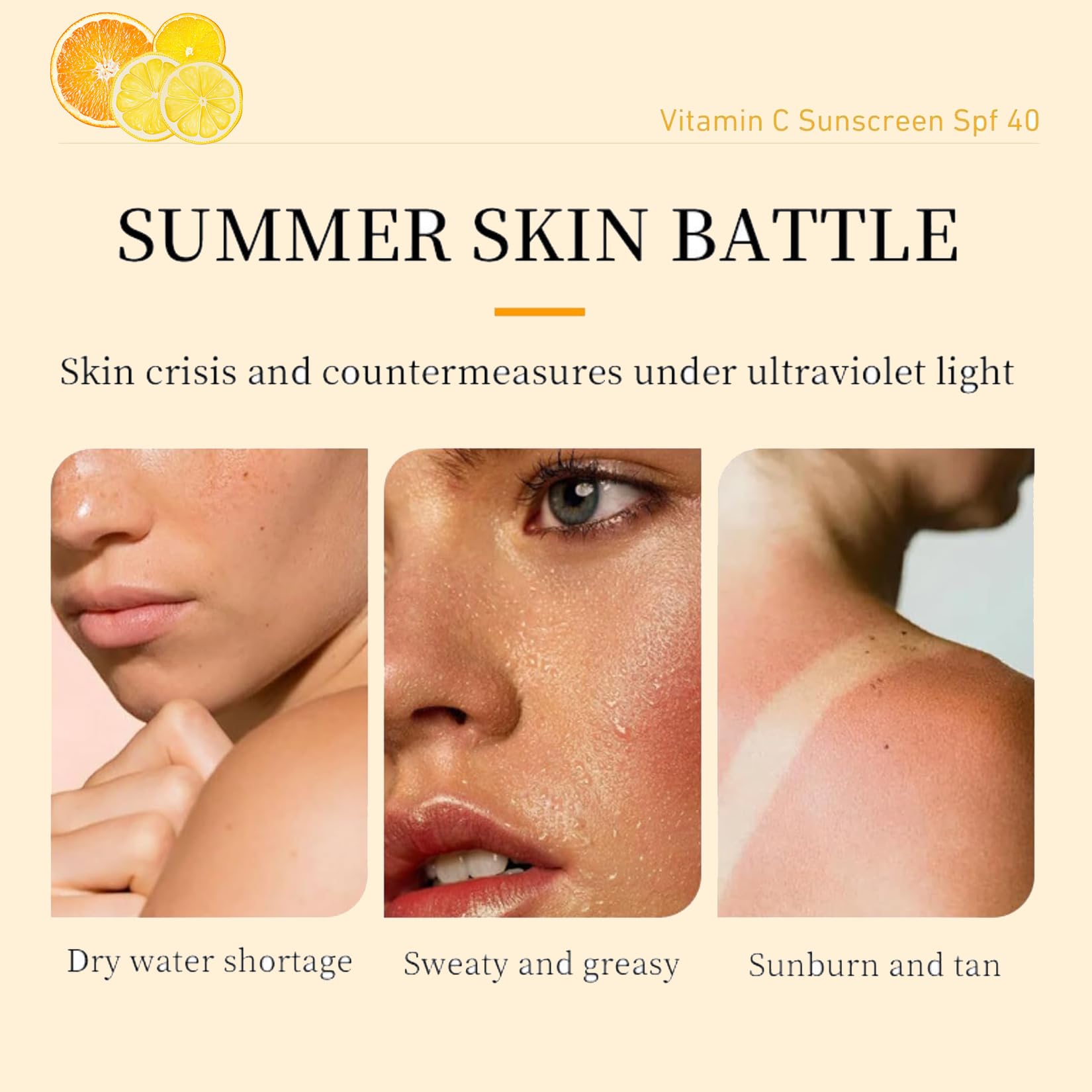 Tinted Sunscreen SPF 40 With Niacinamide & Vitamin C For Broad Spectrum UV Protection - Image 3