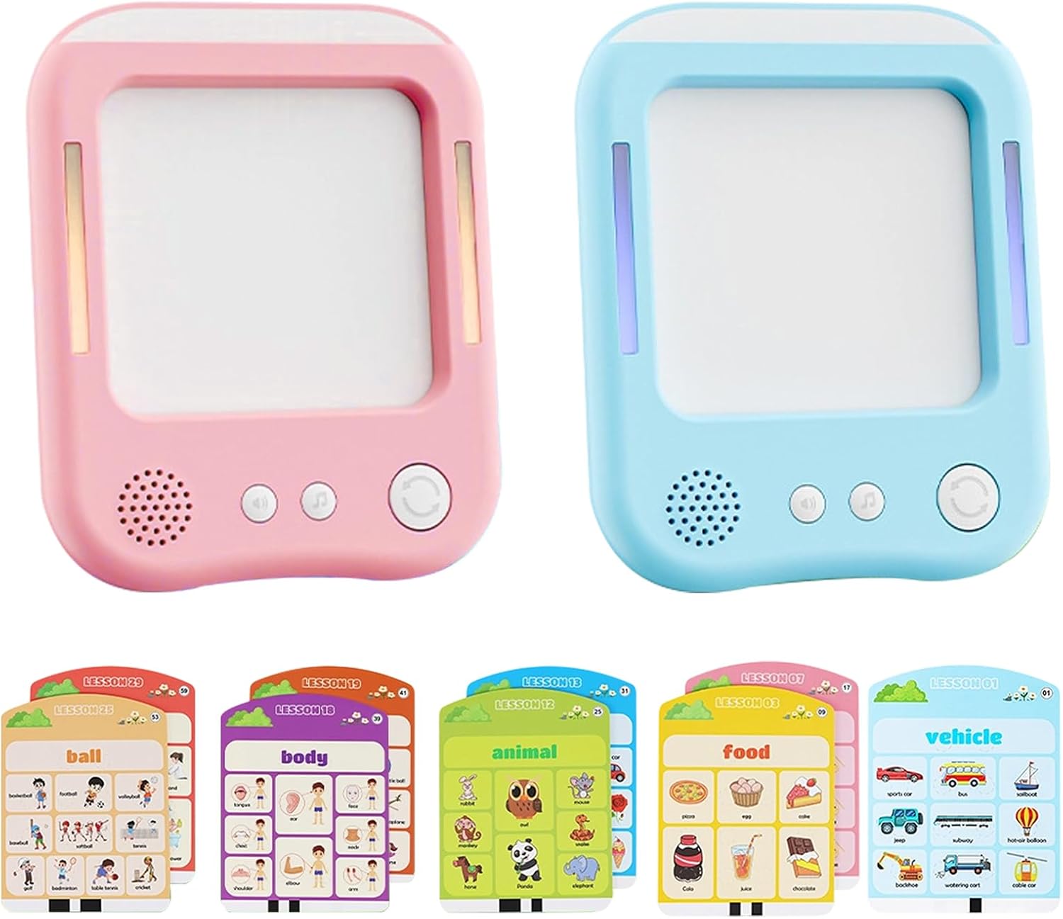 Sounds Learning Toys, Educational Interactive Cards, Funny Talking Toys with Sound Effects, Preschool Learning Accessory, Kids Educational Tool with Easy Use, Supplies for Boys Girls Home