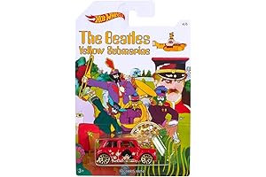 Hot Wheels The Beatles Yellow Submarine Morris Mini 4/6 1:64 Scale Die-Cast Collector Vehicle