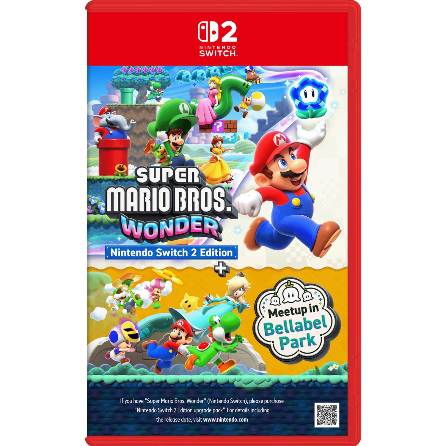 Nintendo Switch 2 Super Mario Bros. Wonder Edition + Meetup in Bellabel Park Oyun