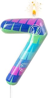 Video Game Birthday Candles, Numbers Birthday Cake Decorations, Boys Girls Birthday Decorations, Games and Video Game Party Decoration Supplies (7)