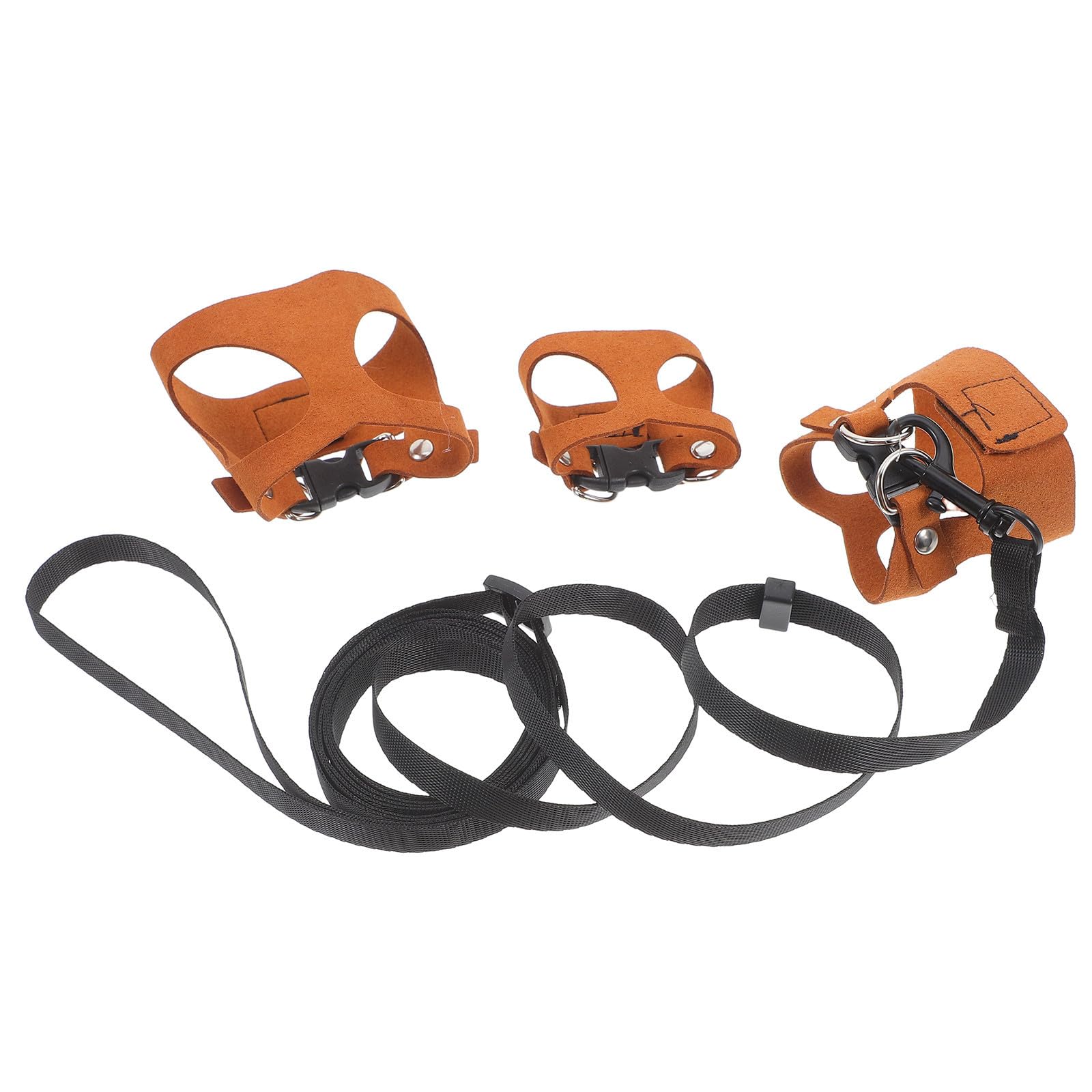 Adjustable Bearded Dragon Harness Leash Set with Vest Design for Reptiles