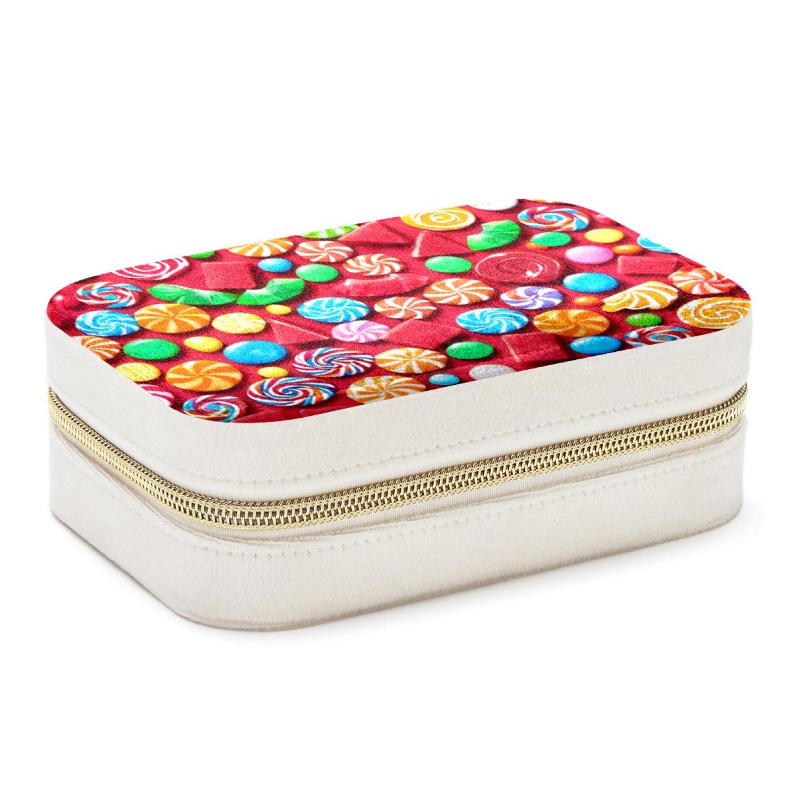 Boîte à bijoux de voyage pour femmes et filles avec rangement compact