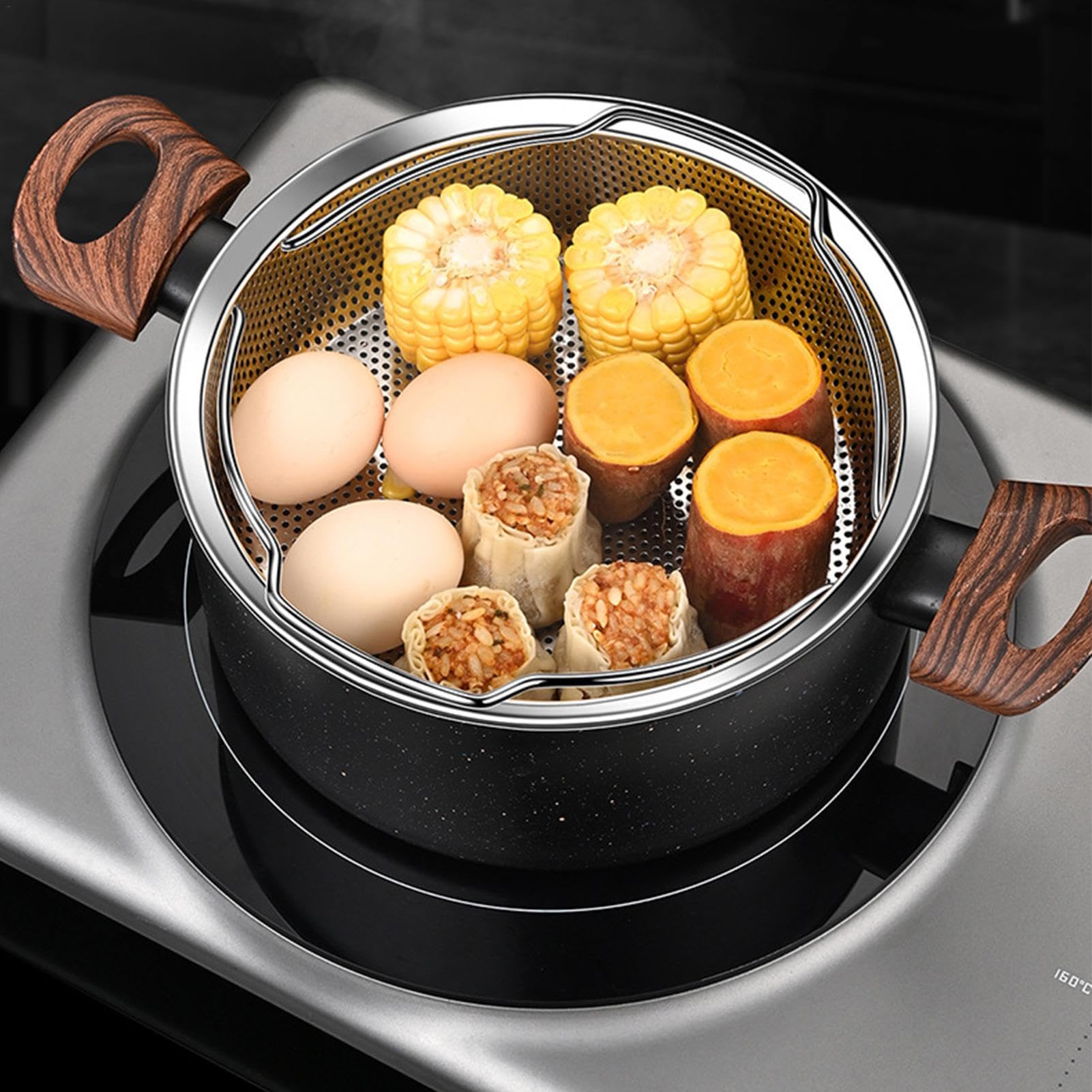 Panier Vapeur En Acier Inoxydable Erconsso - Insert Pour Casserole, Cuisson Saine