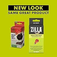 Vista 9 de Zilla Bombilla incandescente, rojo noche, ideal para especies de reptiles nocturnos