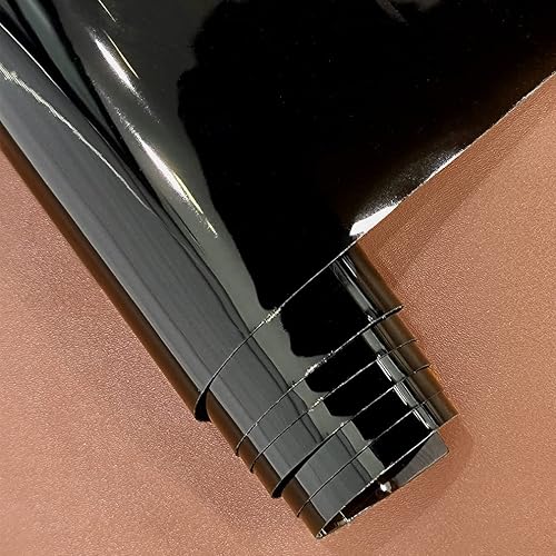 Miniatura 3 de HYANG - Hojas de vinilo holográfico transparente de PVC marrón oscuro, 1 rollo de 12 x 47 pulgadas (11.8 in x 47.2 in) para hacer manualidades,