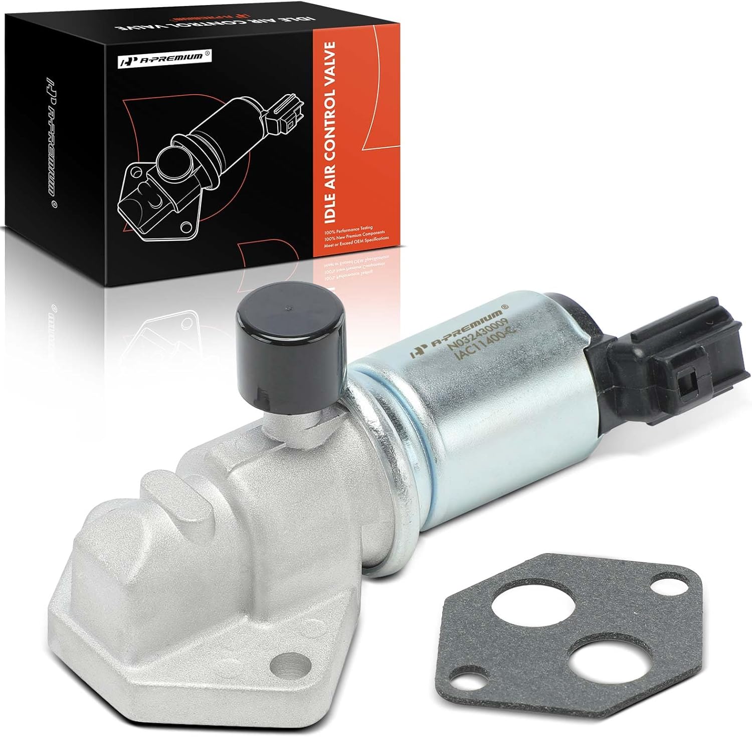 A-Premium Fuel Injection Idle Air Control Valve Compatible with Ford Ranger 1995-1996, Windstar 1998-2000 & Mazda B3000 1995-2000 - 3.0L, Replaces# F57E9F715AA