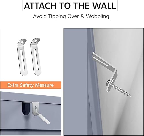 Miniatura 17 de Yaheetech Armario sobre el inodoro, organizador de almacenamiento de baño de doble puerta, estante de inodoro con estante interior ajustable y