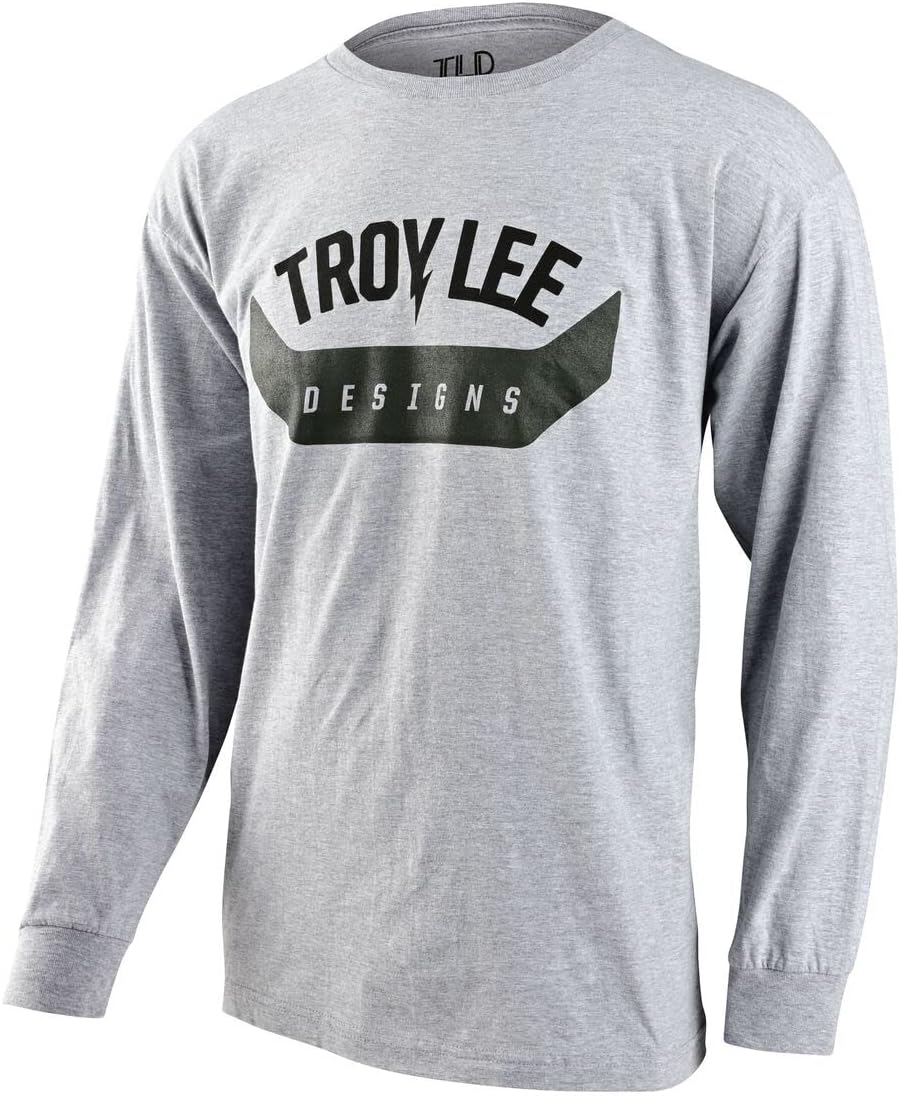 Troy Lee Designs Arc Long Sleeve Shirt (MEDIUM) (HEATHER GREY)