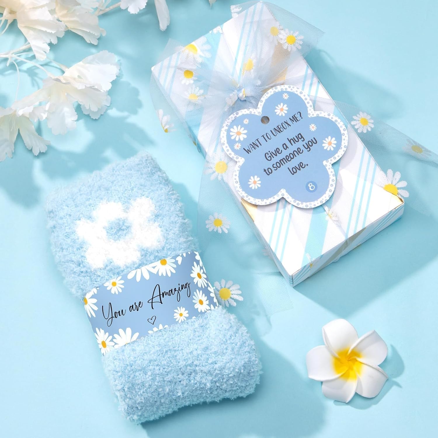 Easter Basket Gifts for Tween & Teen Girls, 8 PCS Birthday Gift Teenage Girl Gifts Trendy Stuff w/Fun Task Tag Makeup Brushes & Bag, Empower Positive Wrapped Gift Prefilled Stuffers for Daughter Niece - Image 9