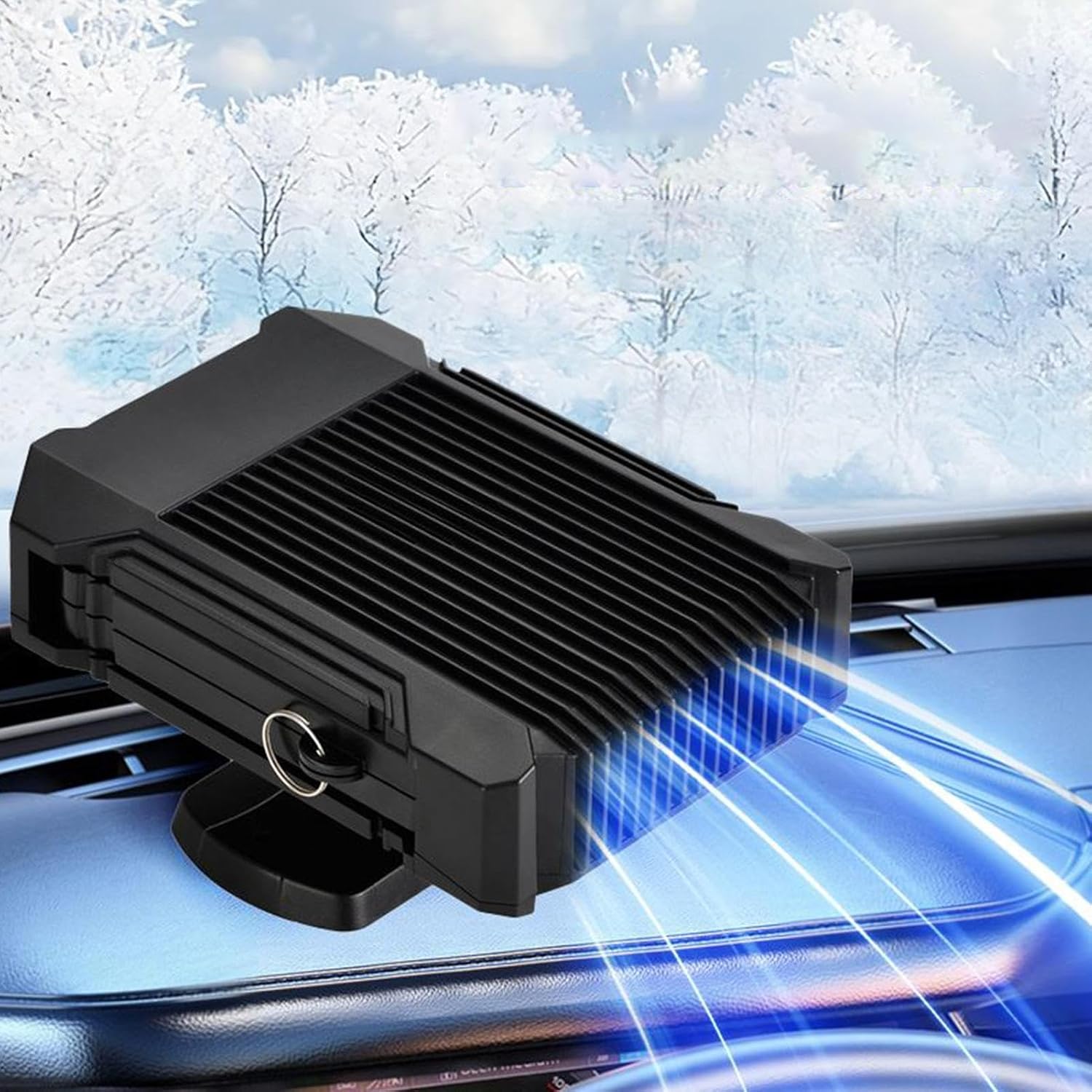 Car Heater 360 Degree Adjustable Angle Quiet Fan image 2